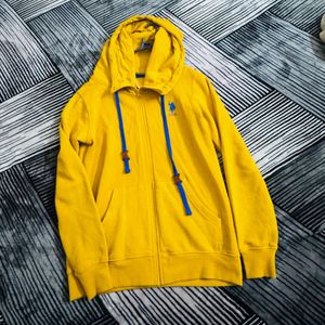 Yellow USPA Full-Zip Hoodie