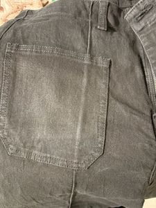 Black Straight Leg Work Pants