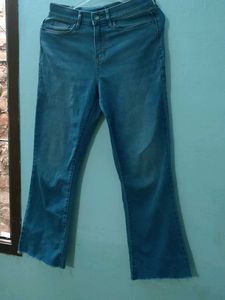 Women's Flare Jeans - High Waisted Denim