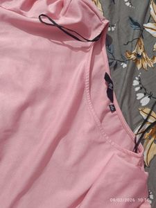 large size Stylish Pink Top