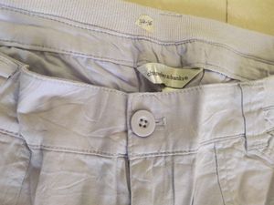 Imported Lavender Capri With Stretchable Waist