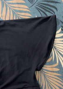 H&amp;M Stylish Black Wrap Top