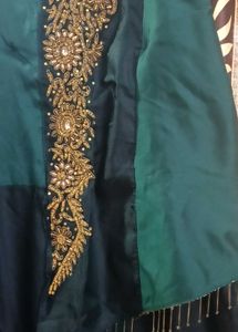 Designer Embellished Teal Lehenga Choli