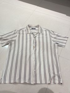 Men's Striped Short Sleeve Shirt