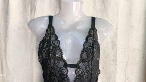 Sheer Black Lace bodysuit