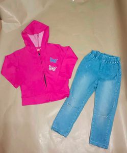 Combo Jeans & Hoodie For Kids - Used