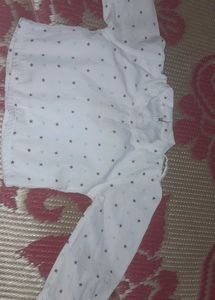 Cute Baby Girls Pinafore Dress & Top Set
