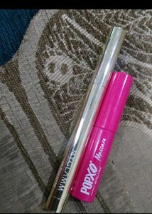 POPxo MYGLAMM Mascara and lipstick