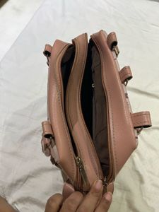 Stylish Pink Monogram Handbag