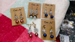 Civic Nx Elegant Drop Earrings Set