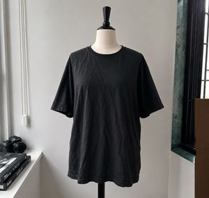 Oversized Black Cotton T-Shirt | Casual Basic Tee