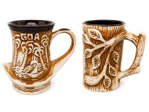 Goa/Wood Themed Ceramic Mug