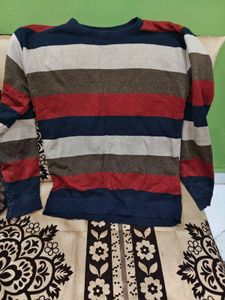 Striped Pullover Sweater
