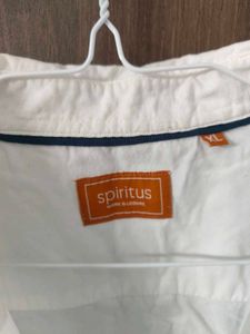 Men's White Casual Shirt