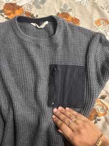Stylish Gray Pullover Sweater for women