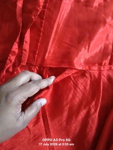 Orange Embroidered Kurta