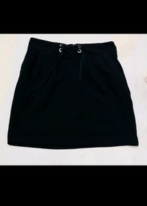 Classy Black Skirt Adjustable Waist