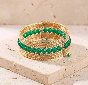 Anti Tarnish Beaded Bangle Set