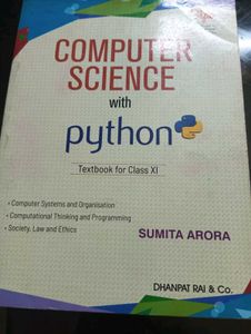 Class XI Computer Science with Python Textbook