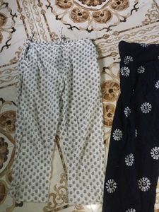 Comfortable Printed Palazzos Set of 2