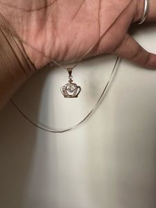 Crown Pendant Necklace