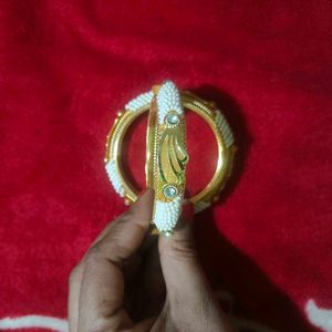 Elegant Gold-Plated Bangle Set