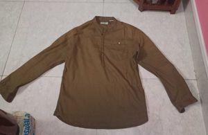 Men's Brown Kurta