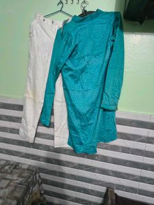 Comfortable Cotton Pants with kurta used just 2 ti