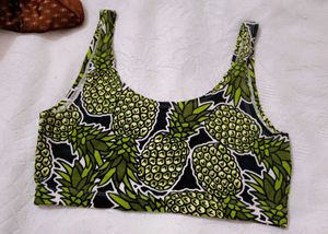 Very Fancy And Amazing Pineapple Crop Top