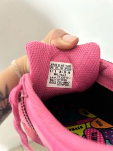 Vibrant Pink Adidas Superstar Sneakers