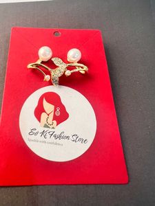 Elegant Pearl &amp; Crystal Fish Earrings