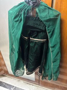 Embroidered Green Kurta