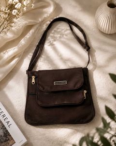 Charles & Keith Brown Crossbody Bag