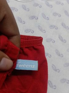 Red Strapless Bra