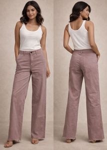 Mauve Wide Leg Pants