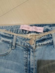 Light Wash Denim Shorts