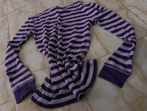 Striped Long Sleeve Top