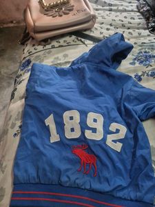 Abercrombie Kids Blue Hooded Jacket