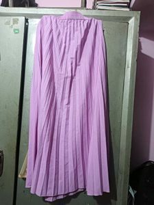 Pleated Maxi Skirt