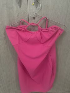 Hot Pink Mini Party Dress