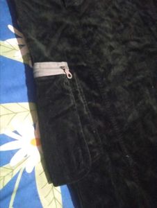 Black Velvet Maxi Skirt
