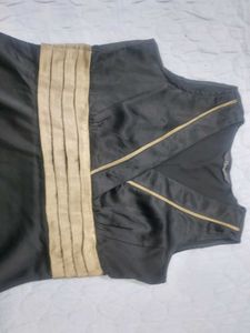 Elegant Black &amp; Gold Dress