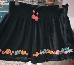 Embroidered ShortsMarks &amp; Spencer Black