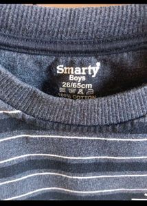 Boys' Striped Long Sleeve Sweatshirt