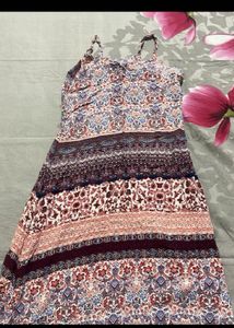 Boho Print Maxi Dress