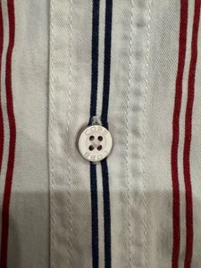 Cobb Men's Striped Button-Up Shirt