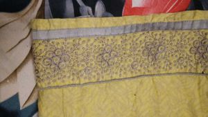 🤑Yellow Kurta Set with Embellishments