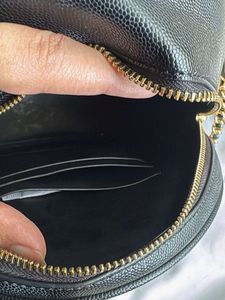 Charles &amp; Keith Black Quilted Round Bag