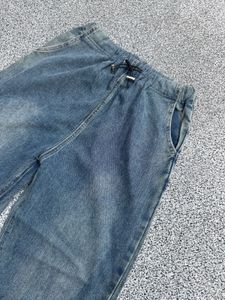 Wide Leg Blue Denim Jeans