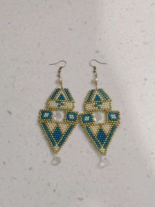 Boho Beaded Dangle Earrings